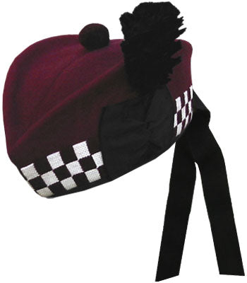 "Airborne Maroon" Glengarry Hat